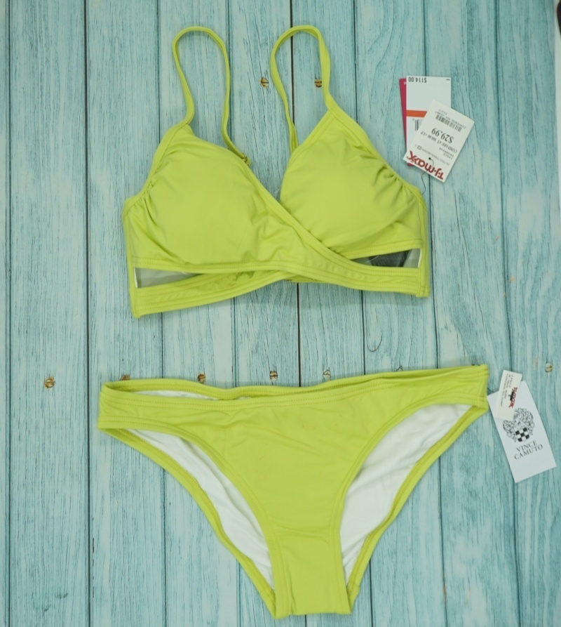 性感交叉女士少女露背泳衣