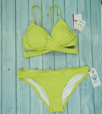 性感交叉女士少女露背泳衣