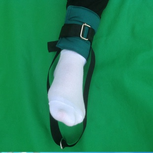 踝骨牵引带膝盖脚腕拉伸带脚踝关节吊砖下肢膝关节下拉牵引器