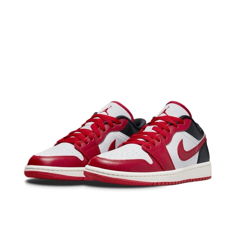 Air Jordan 1 Low AJ1白红黑低帮复古篮球鞋DC0774-160福建cq仓,运动鞋new,运动休闲鞋,淘宝优惠券,粉丝福利购,淘宝优惠卷