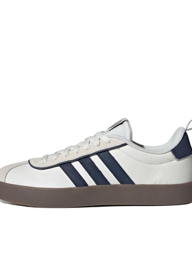 adidas VL Court 3.0 T头鞋 板鞋 白/灰色/藏青蓝JI4566广东kd仓