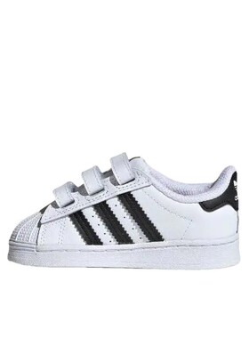 adidas Originals Superstar 贝壳头 魔术贴板鞋儿童EF4838