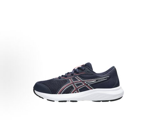 Asics CONTEND 9 舒适时尚简约百搭 儿童跑步鞋 海军蓝 天津ZJ仓