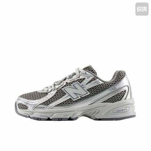 New Balance 740 跑鞋 增高防滑耐磨透气低帮系带大童GR740MG