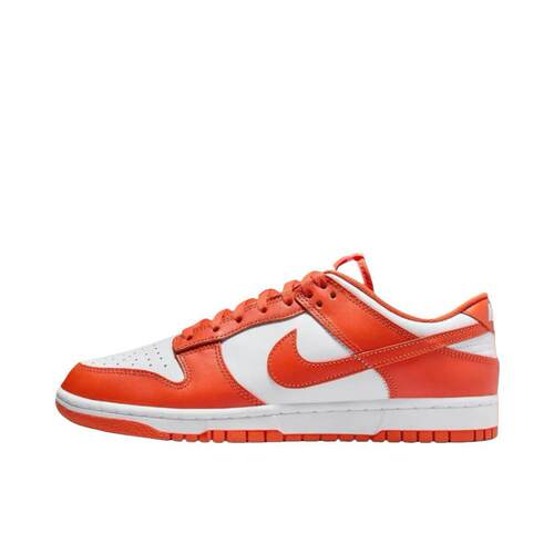 Nike Dunk 防滑耐磨 复古 运动 板鞋 低帮/纯白色/橙色DV0833-114