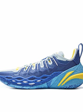 LiNing高帮篮球鞋男款蓝色/白色/蓝色ABAV051-10安徽xc仓过年正常