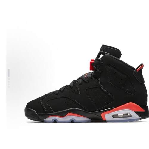 Jordan Air Jordan 6 Black Infrared高帮 黑红 男女款384665-060