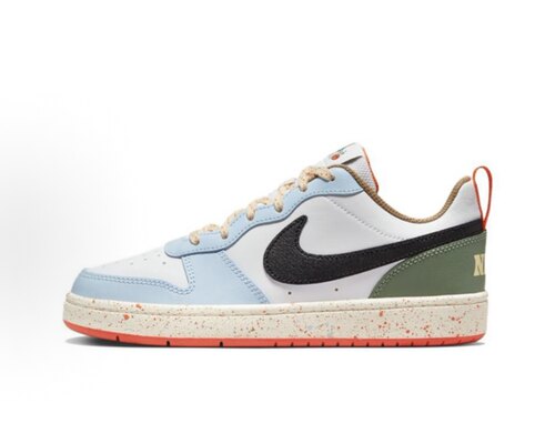 NikeCourt Borough 2合成革皮革冰淇淋休闲灵活适应GS郑州WY仓