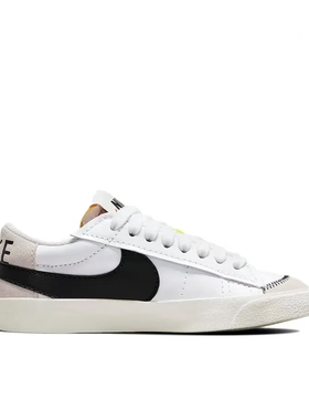 Nike Blazer 板鞋 经典复古防滑舒适百搭 女款/白色/黑色 温州qz
