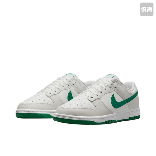 Nike Dunk 防滑耐磨 复古 运动板鞋 白绿DV0831-107河南zm仓