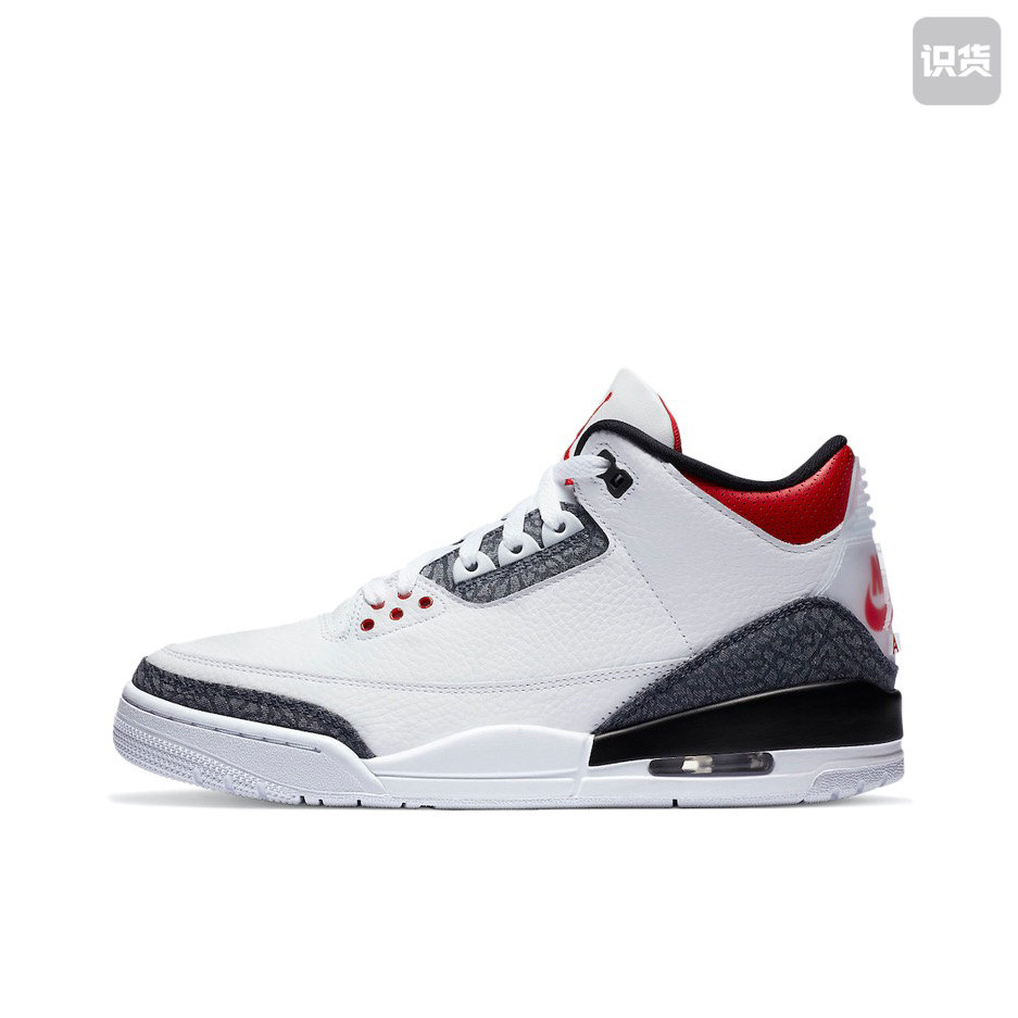 Air Jordan 3 AJ3白水泥火焰红爆裂纹舟山ymy仓