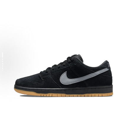 NIKE Dunk Low SB黑生胶 黑灰复古休闲滑板鞋BQ6817-010 杭州xu仓