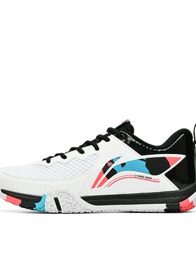 李宁 贴地飞行2 LIT羽毛球鞋 训练鞋系带防滑耐磨 AYTT003-2 JL仓