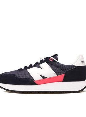 New Balance NB 237 反毛皮织物合成革 低帮 休闲跑步鞋MS237VC1