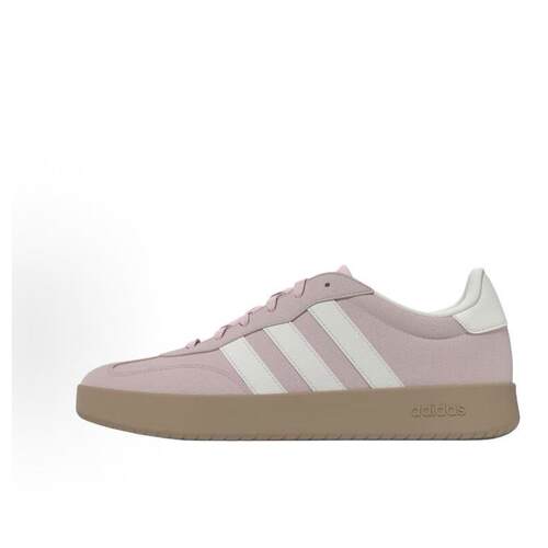 adidas BARREDA 舒适柔软 T头鞋 低帮 德训鞋 女款 粉色KH6998