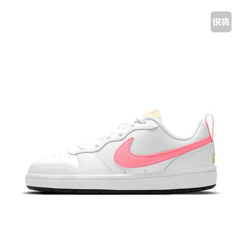 耐克Nike Court Borough Low 2GS白粉低帮板鞋BQ5448-124
