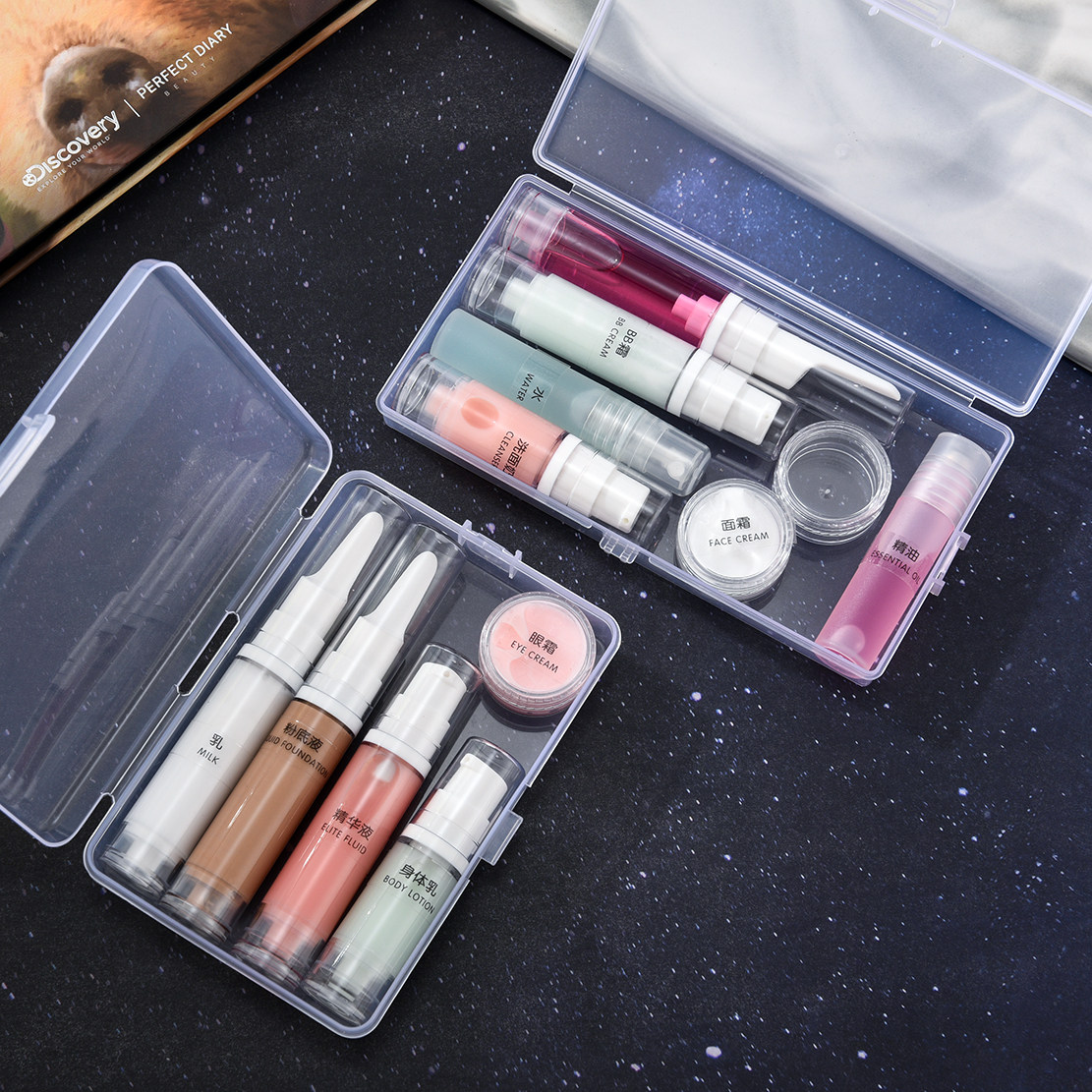 便携旅行分装瓶套装按压真空眼霜瓶化妆品乳液面霜粉底液小可登机