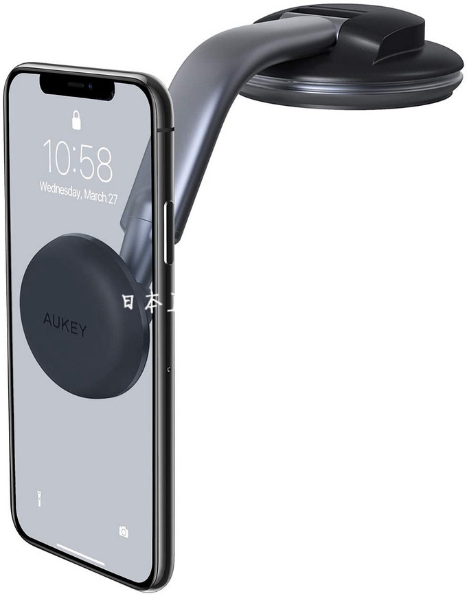 日本汽车载手机支架仪表台吸铁石磁性手机座磁铁旋转导航通用