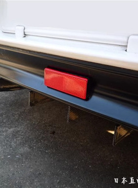 汽车车身车门红色反光条open反光贴纸警示标识安全防撞贴日本制造