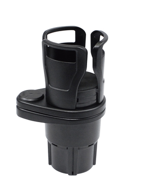 日本原装进口CARMATE车用一分二扩展杯架可旋转车载饮料瓶水杯架