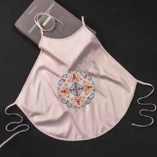 复古风女 成人单层冰丝吊带印花肚兜性感内衣背心睡衣中式 新款 夏季