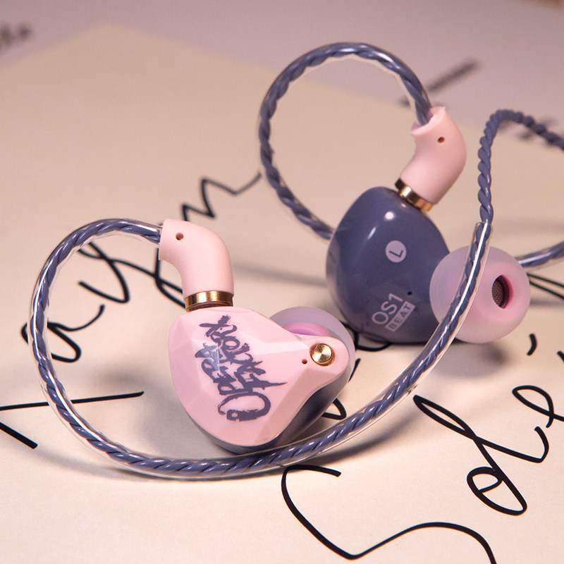 【甜芋紫】威泽OS1BEAT入耳式高解析HIFI挂耳式游戏电竞带麦耳机