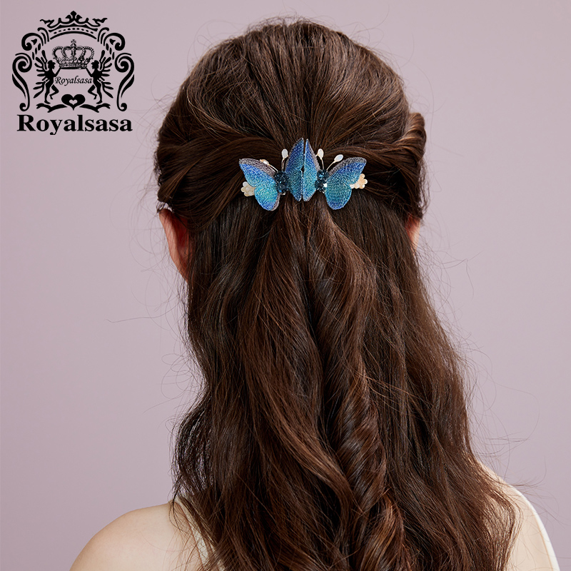 发饰蝴蝶系列发夹后脑勺发卡