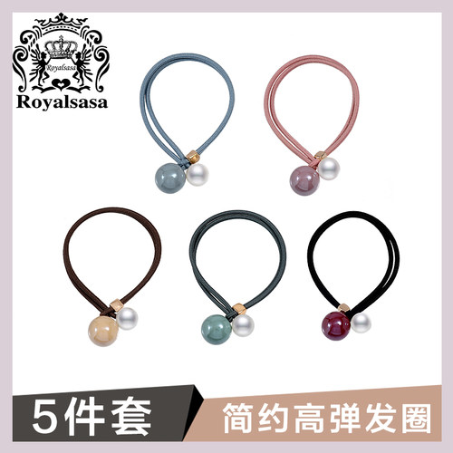 发饰橡皮筋小清新个性丸子头