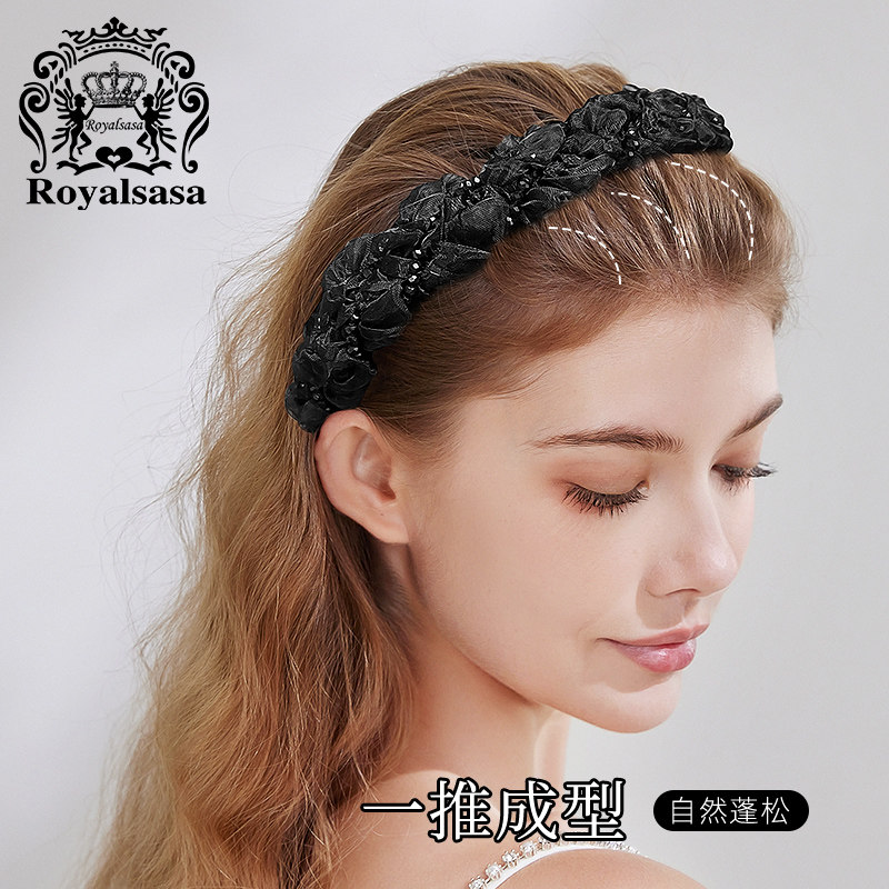 皇家莎莎绢纱发箍大齿防滑高颅顶小仙女头箍发卡蓬松显发量头饰女,饰品/流行首饰/时尚饰品新,发饰,淘宝优惠券,粉丝福利购,淘宝优惠卷