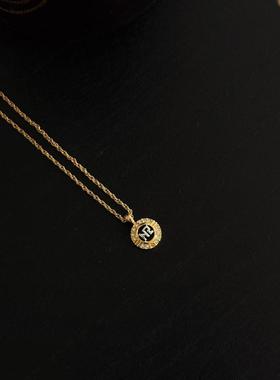 莲娜丽姿Nina Ricci金银字母项链