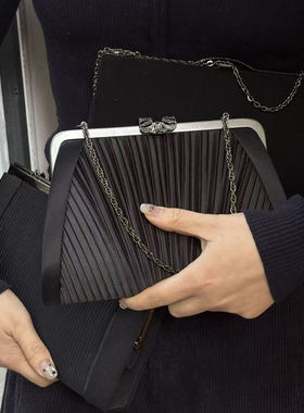 日本小众中古黑色手提包合集