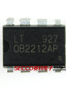 〖原装拆机〗OB2212AP 直插8脚 高精度低功率PWM开关控制器IC芯片