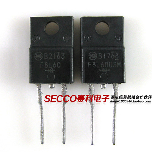 〖原装拆机〗F8L60 SF8L60USM 快恢复二极管 电子元器件 电源配件