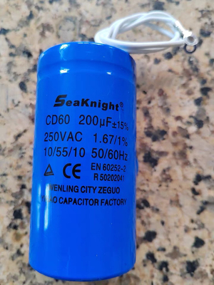 250V单相电机启动电容100uF150uF 200uF 250uF 300uF 350uF 400uF