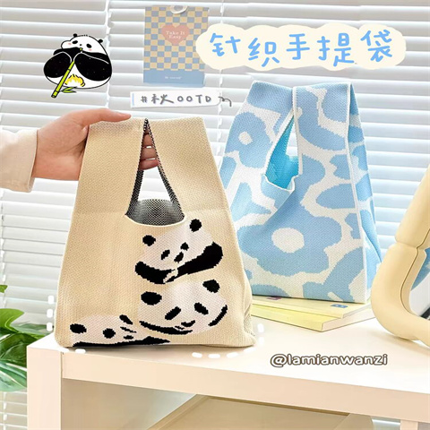 休闲刺绣手提包通勤上班拎包