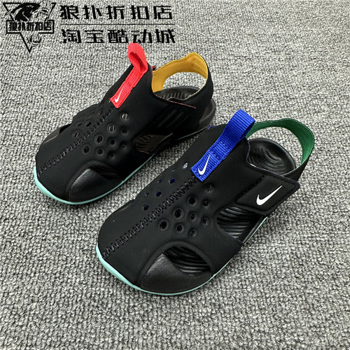 耐克夏季凉鞋男女魔术贴轻便拖鞋