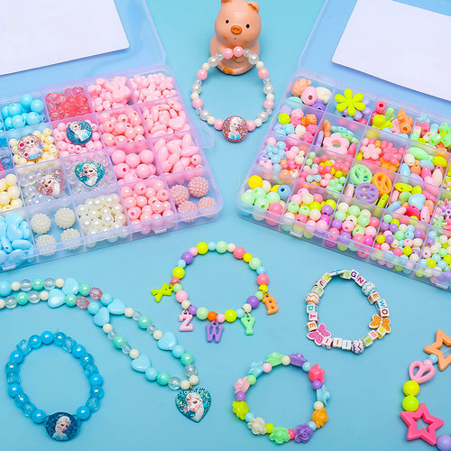 儿童串珠女孩手工玩具