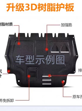 专用发动机树脂下护板福克斯福睿斯嘉年华麦柯斯锐界蒙迪欧致胜原