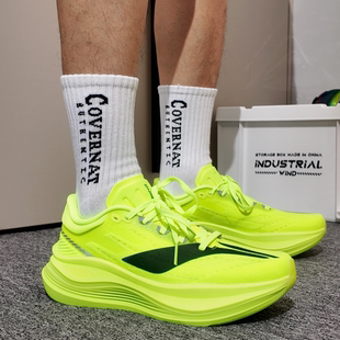 李宁越影5PRO男子轻量高回弹缓震透气体考中考竞速训练跑步鞋 超䨻