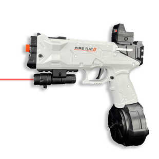 儿童玩具火鼠软弹枪发射器七彩音爆声光黑科技手自一体火凤凰模型