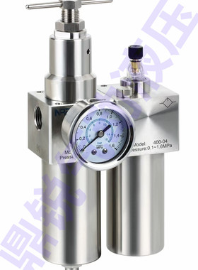 不锈钢316过滤调压阀空压机油水分离器 SFRL-400-03 SFRL-400-04