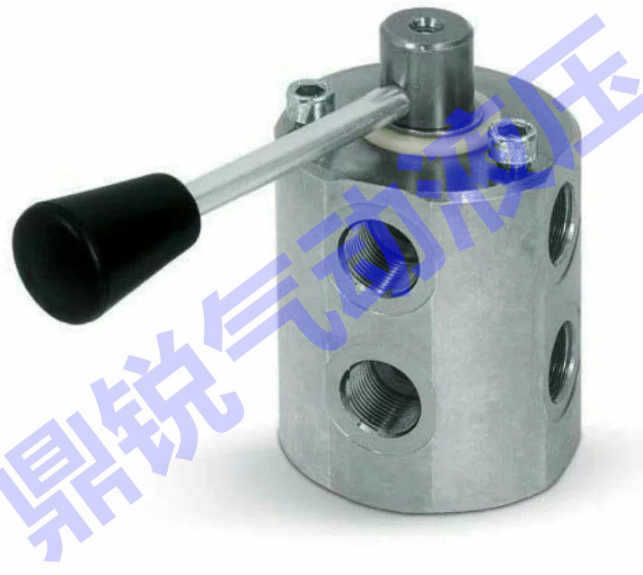 二位六通手动换向阀 DF6 VIE 38 ACCIAIO油路开关控制阀G3/8 DN10 - 实物图