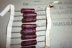 8X23 200V0.56UF 薄膜电容 美国WE WEL216 西电 56K200