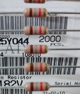 ERDS1TJ182V  松下Panasonic 碳膜电阻器 1/2W 500mW 1.8kR 1800R