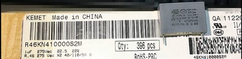 R46KN410000S2M R46 MKP  275V1UF  X2  27.5mm  薄膜电容集美