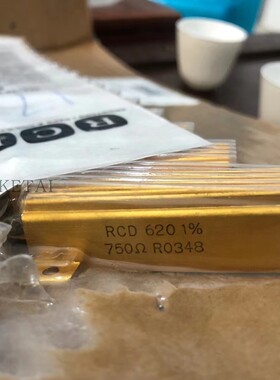 RCD 全新原装进口铝壳绕线电阻 50W 750R  1% VISHAY SFER RH50