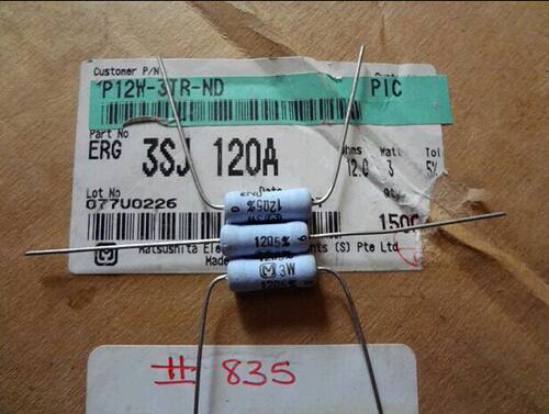 ERG-3SJ120A  金属氧化物电阻器 12Ohms  3W 5% 原装现货