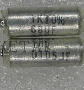 全新美国集美KEMET T110 10v68UF  686K 10% 进口轴向钽电解电容