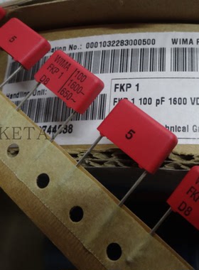 FKP1T001004B00JI00 650VAC 1600VDC 100p FKP1 威马WIMA薄膜电容