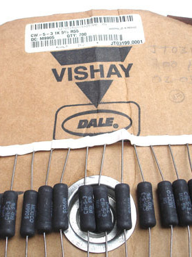CW-5-3 美国VISHAY DALE  5W 4R  5.6R  1K  1%  5% 军规线绕电阻